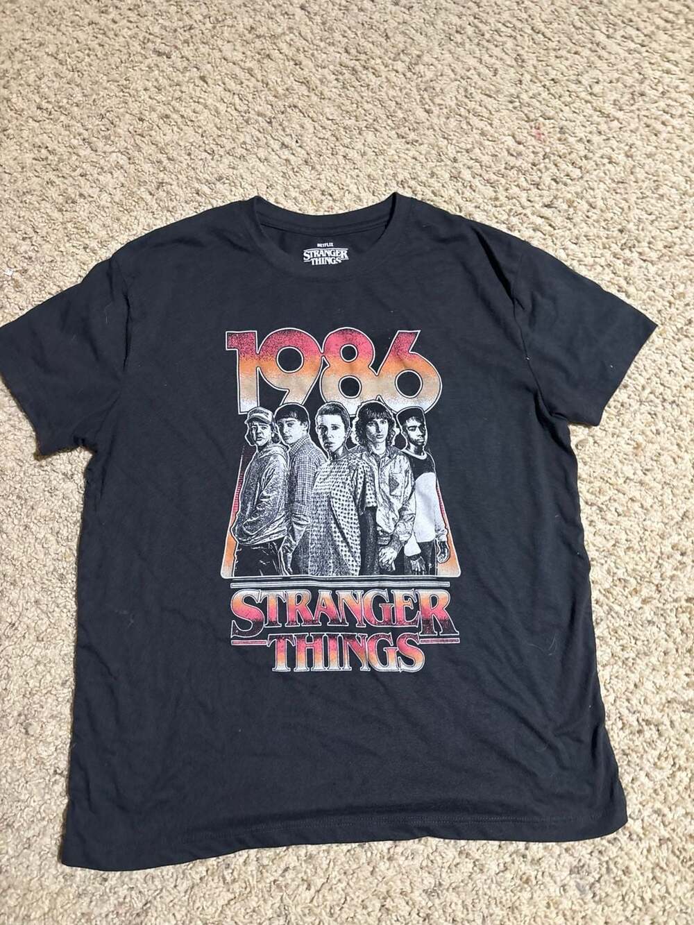 Netflix Stranger Things 1986 Graphic Crewneck T-Shirt